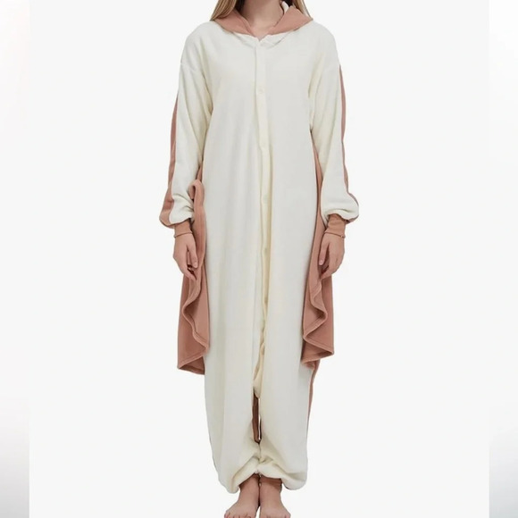 Newcosplay Tam White Flying Squirrel Onesie Pajama Costume. Size Medium. - Picture 10 of 15